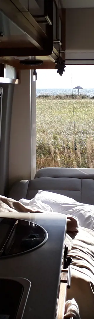 Aussicht aus unserem Campervan